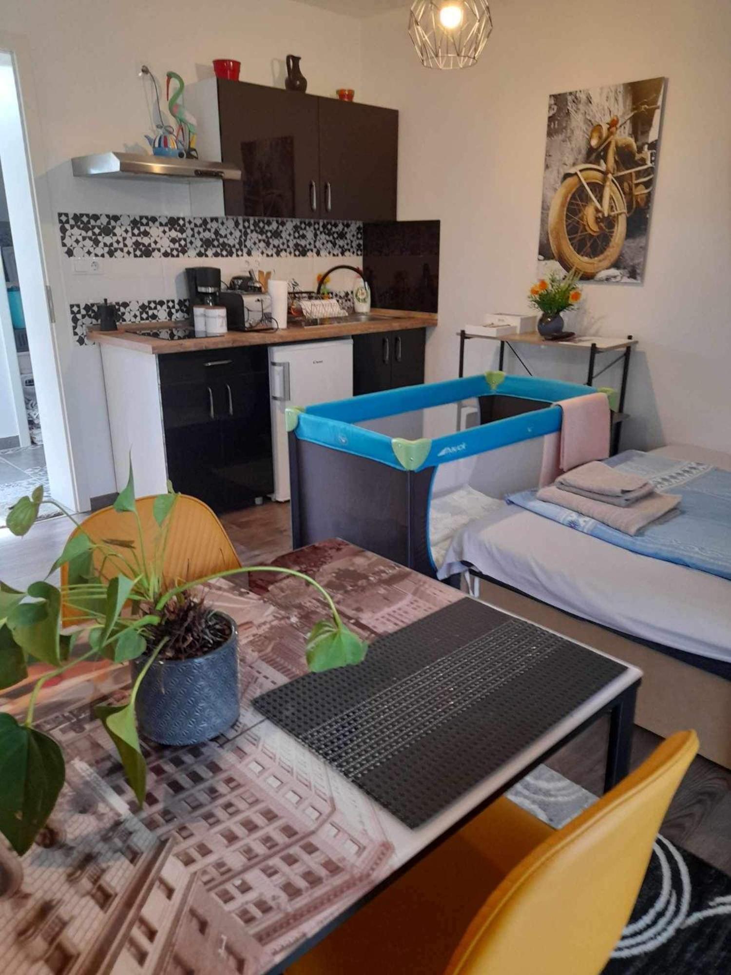 Edina Vendeghaz-Gyenesdias Apartment Luaran gambar